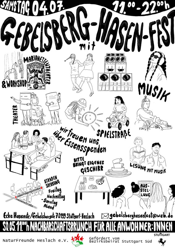 THEATERstuttgart | Gebelsberg-Hasen-Fest | Samstag, 04.07.2026 | 11:00 Uhr | Theater am Faden