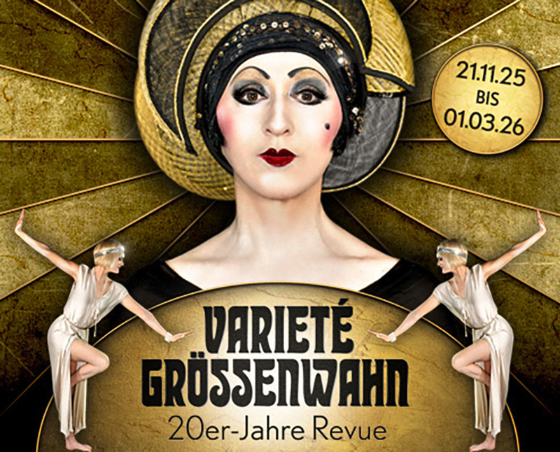 THEATERstuttgart | Varieté Größenwahn | Sonntag, 30.11.2025 | 18:00 Uhr | Friedrichsbau Varieté