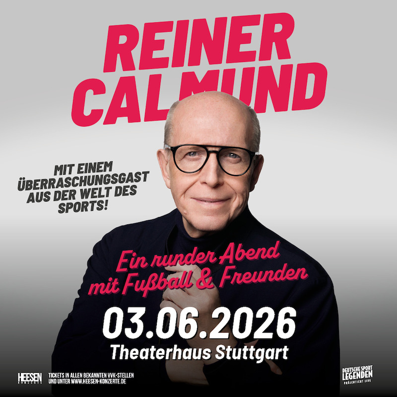 THEATERstuttgart | Reiner Calmund | Mittwoch, 03.06.2026 | 20:00 Uhr | Theaterhaus