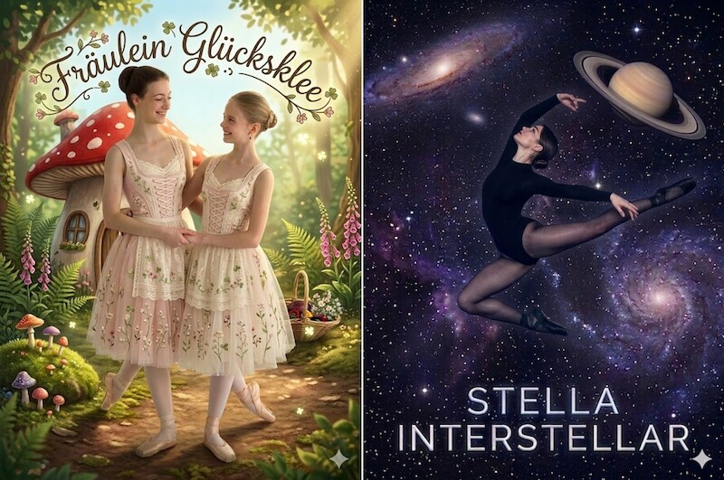 THEATERstuttgart | „Fräulein Glücksklee“ – „Stella Interstellar“ – 20 Jahre Ballettstudio Royal: Von Märchenwelten bis zu den Sternen | Freitag, 10.07.2026 | 18:00 Uhr | Wilhelma Theater