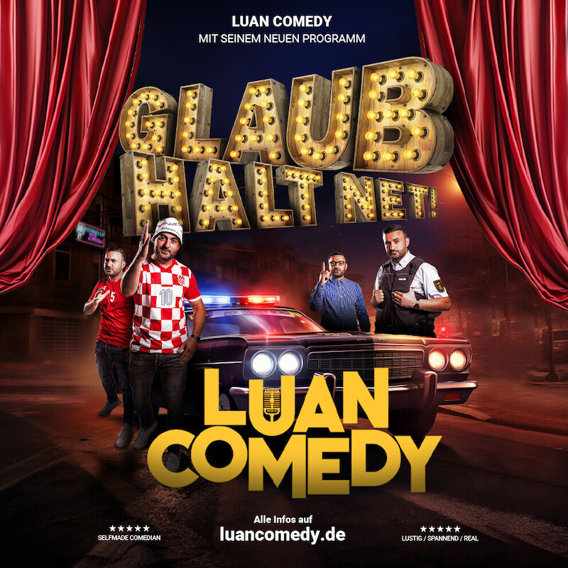THEATERstuttgart | LUAN COMEDY SHOW 3.0 / „glaub halt net“ | Freitag, 02.10.2026 | 20:15 Uhr | Theaterhaus