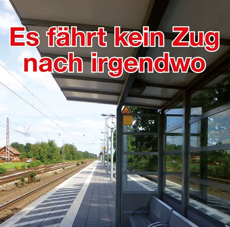 THEATERstuttgart | Es fährt kein Zug nach irgendwo | Samstag, 03.10.2026 | 20:00 Uhr | Neugereuter Theäterle e.V.