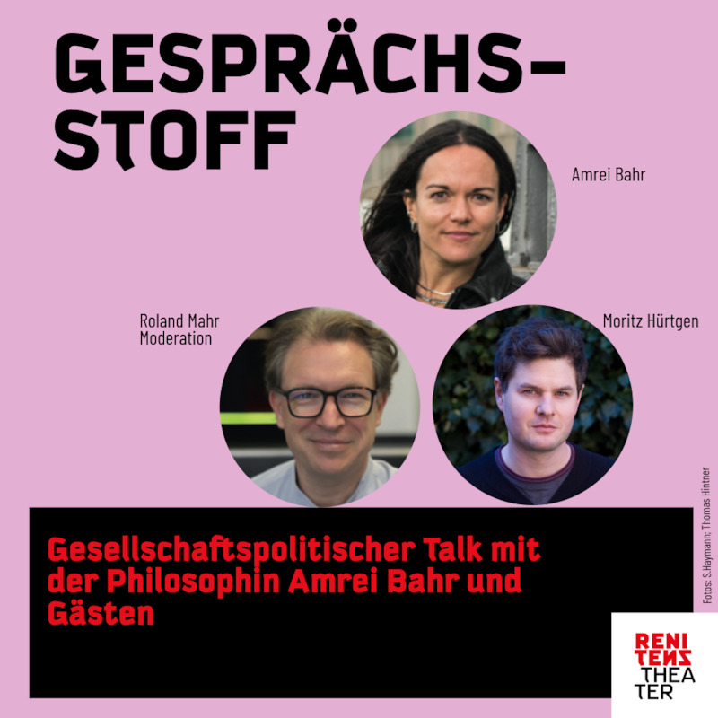 THEATERstuttgart | Gesprächsstoff – Gesellschaftspolitischer Talk: Wo hört der Spaß auf? Wirkung und Grenzen von Humor | Dienstag, 29.09.2026 | 20:00 Uhr | Renitenztheater