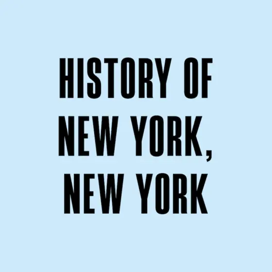 History of New York, New York – Eine Revue